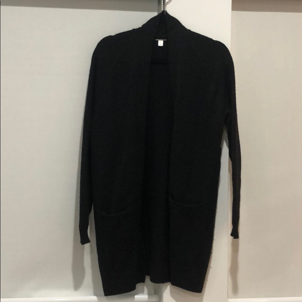 BP Long Cardigan in Black. XS, but fits Med